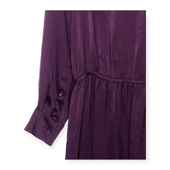 Vince Popover Casual/Work Dress, Grape, Size XS - Picture 5 of 11